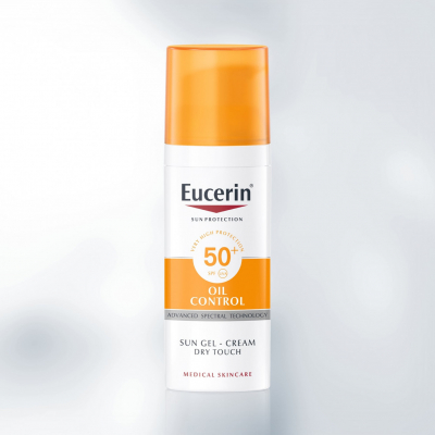 Eucerin Sun Oil Control ochranný krémový gél na tvár SPF50+ 50 ml