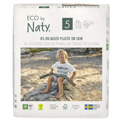 Plienky Eco by Naty Junior 11-25 kg (22 ks)