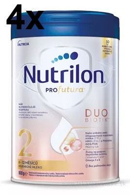 Nutrilon 2 Profutura Duobiotik (nová) (6-12 mesiacov) 4x800 g 