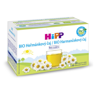 HiPP BIO Harmančekový čaj (od ukonč. 1. týždňa) nálevové vrecúška 20x1,5 g (30 g)