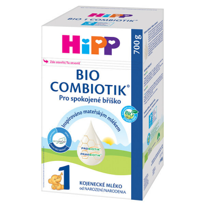 HiPP 1 BIO Combiotik -počiatočná mliečna dojčenská výživa, 700 g