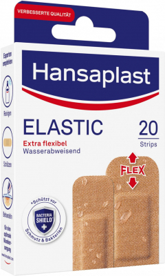 Hansaplast ELASTIC Extra flexible náplasť, stripy 1x20 ks