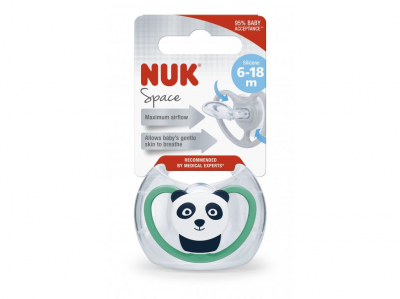 NUK Cumlík Space 6-18m BOX  panda