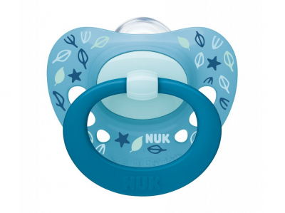 Dojčenský cumlík NUK Classic Signature 18-36m modrý