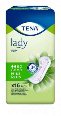 Tena Lady Mini Plus Slim Inkontinenční vložky 16 ks