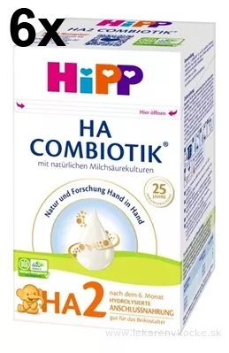 HiPP HA 2 COMBIOTIK (inov.2023) 6x600 g