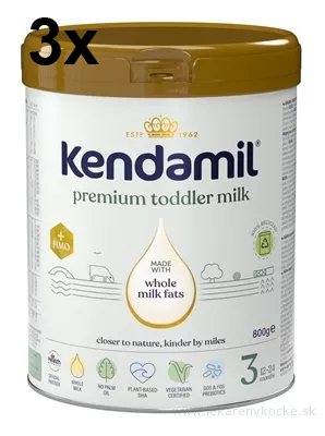 Kendamil Premium 3 HMO+ (800 g) 3x