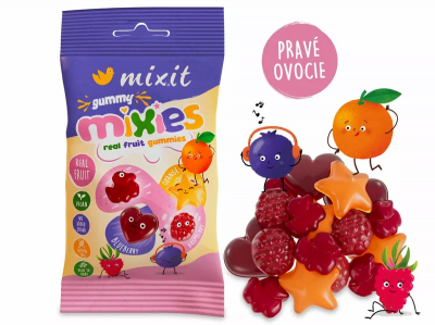Mixit - Ovocné Mixies - prírodné želé cukríky