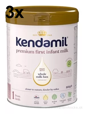 Kendamil Premium 1 DHA+ (800 g)  3x