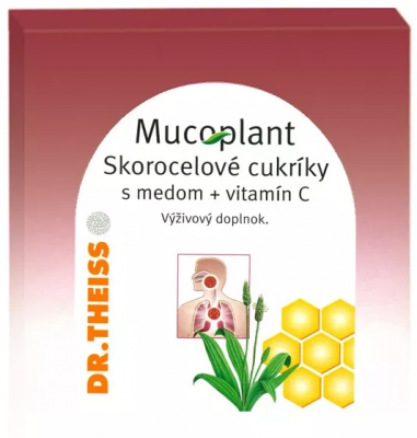 Mucoplant Skorocelové cukríky s medom a vitamínom C