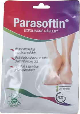 PARASOFTIN Exfoliačné ponožky Naturprodukt