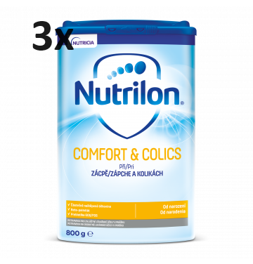 NUTRILON Comfort & colics 3x800 g