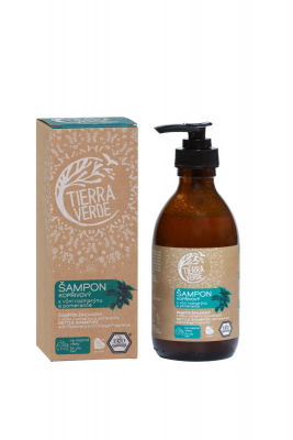 Tierra Verde Žihľavový šampón na mastné vlasy s vôňou rozmarínu a pomaranča (230ml)