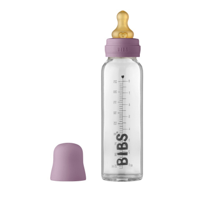 BIBS Baby Bottle sklenená fľaša 225ml fialová