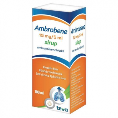 AMBROBENE 15 mg/5 ml sir 300 mg 1x100 ml