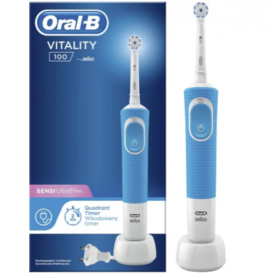Oral-B Vitality 100 Elektrická Zubná Kefka Modrá