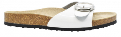 Protetika dámske sandále T80, lesklá biela č. 37