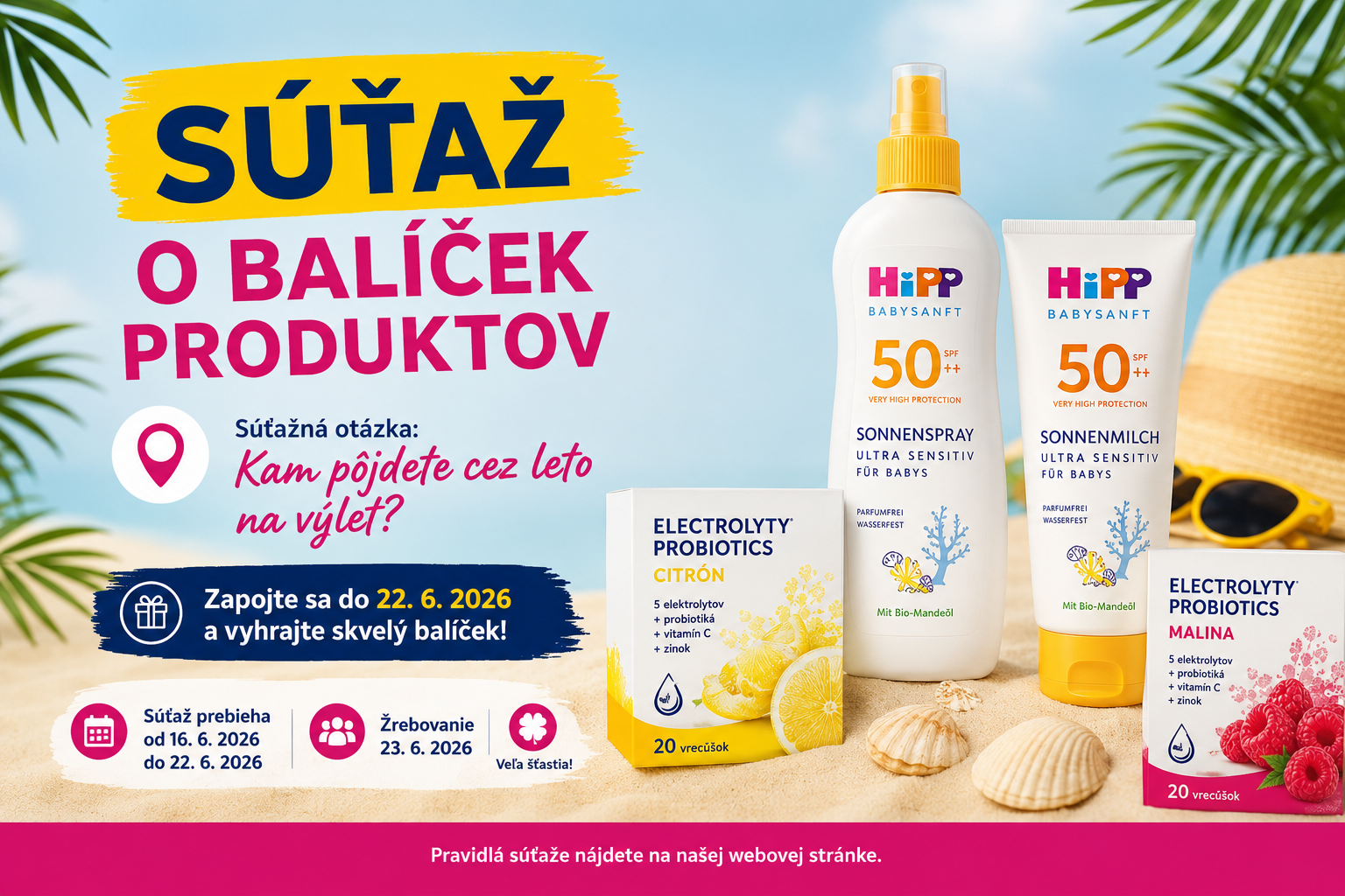 Súťaž o balíček produktov